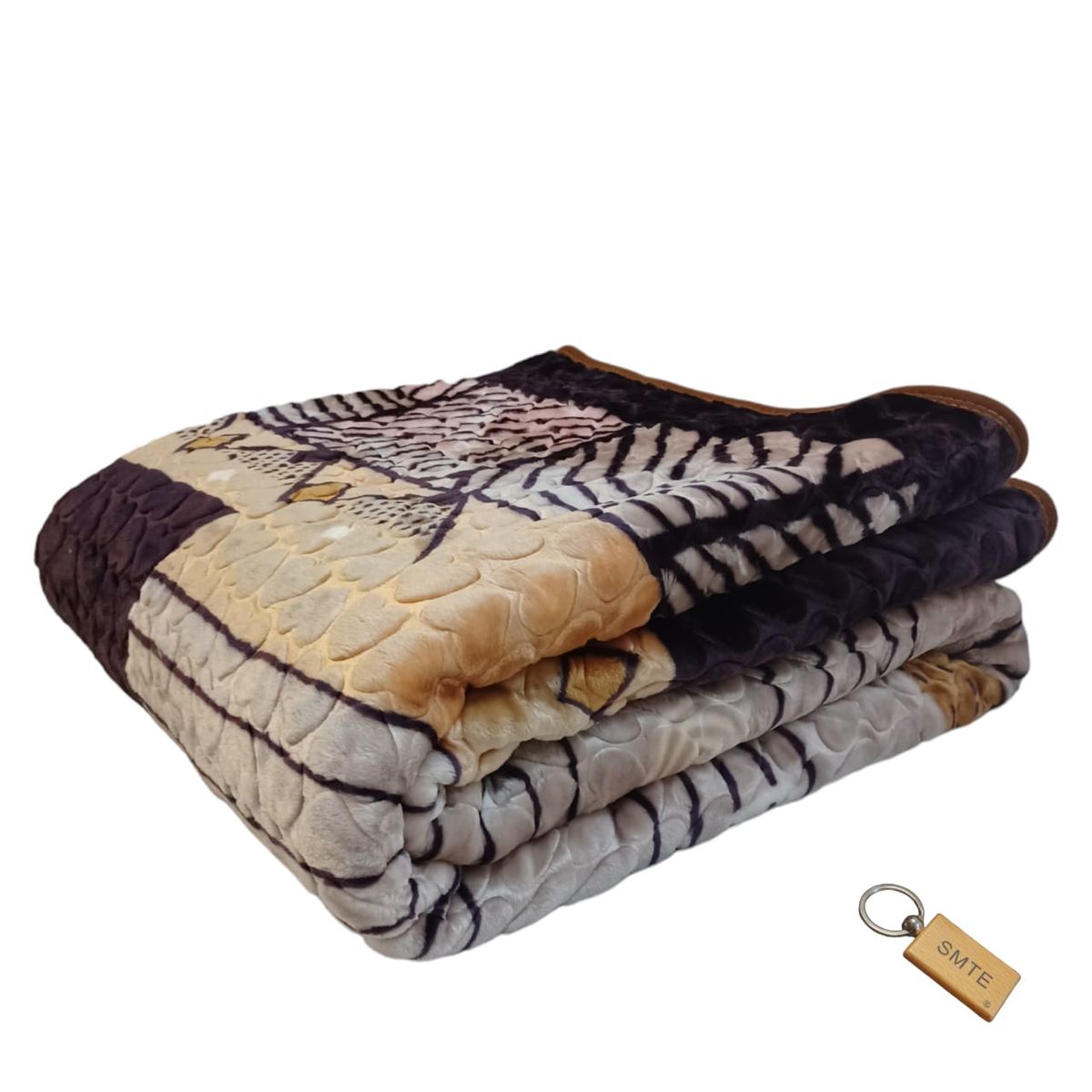 SMTE - Floral WhispersThe 1 Ply Blanket Collection and KeyringBrown