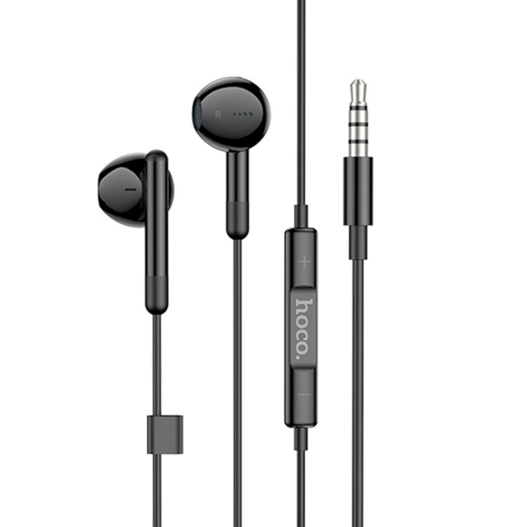 SMTE - hoco Wired 3.5mm Earphone with Mic Black M93