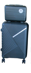 SMTE - Unbreakable 2-Piece Travel Luggage Spinner Set - 20" - Blackish Green