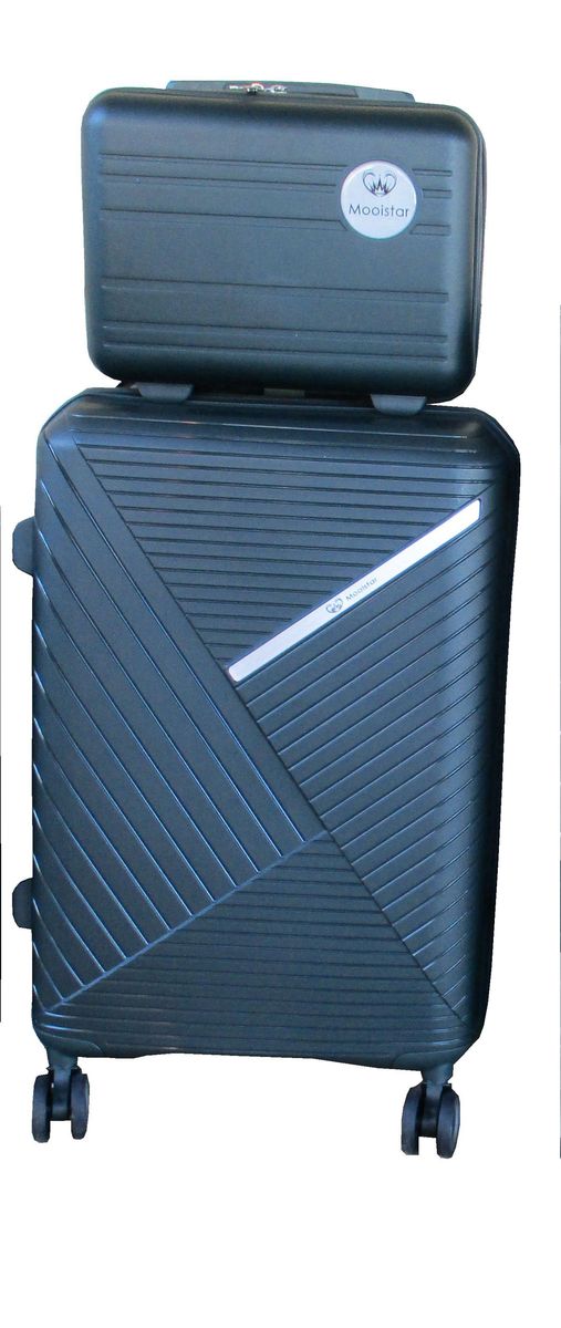 SMTE - Unbreakable 2-Piece Travel Luggage Spinner Set - 20" - Blackish Green