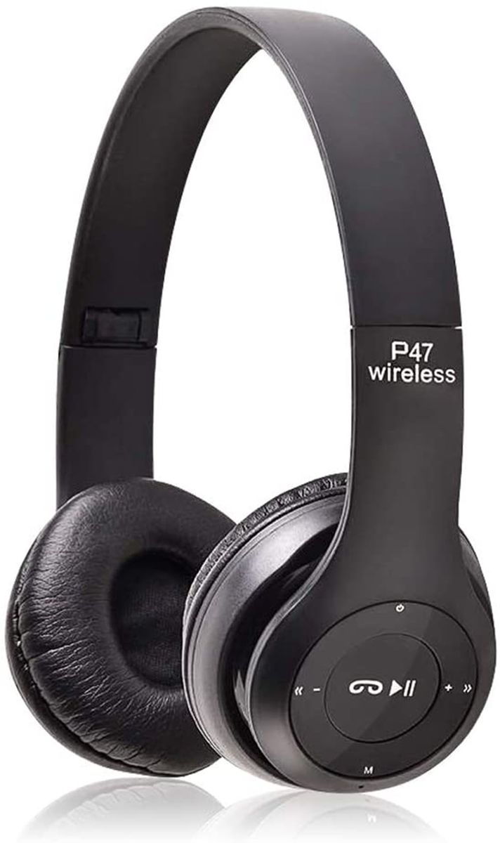 SMTE - P47 - Stereo Bluetooth Headphone - Black