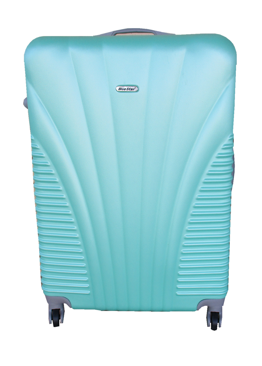 SMTE - Blue Star 1 Piece Hard Outer Shell Luggage 28" - Apple green