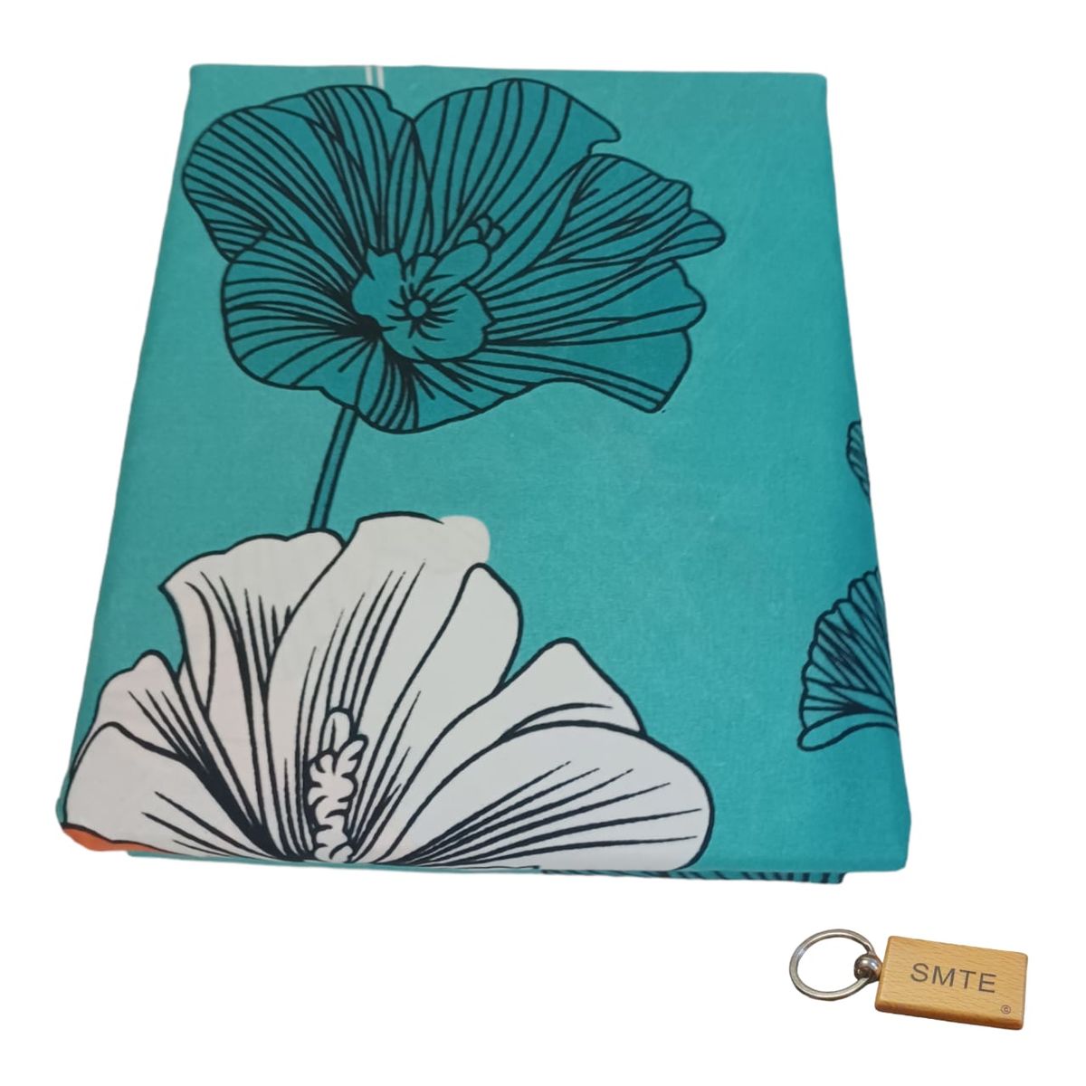 SMTE - Luxurious Microfiber Bed Sheets:150x189cm and  KeyringGreen