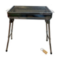 SMTE - Compact Stainless Steel Portable Grill s/s slj2 + Keyring