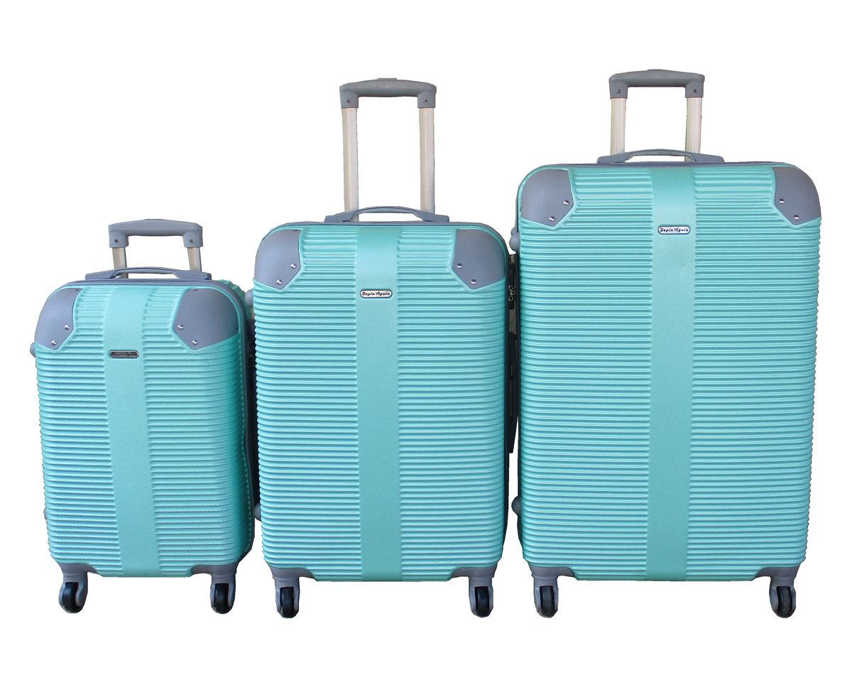 SMTE - 3Piece Travel 28Inch Luggage Suitcase Bag SetStylisApple Green