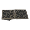 SMTE - High End Design Curtain Tieback - Steal Set of Two Stied 5 - Dark Brown