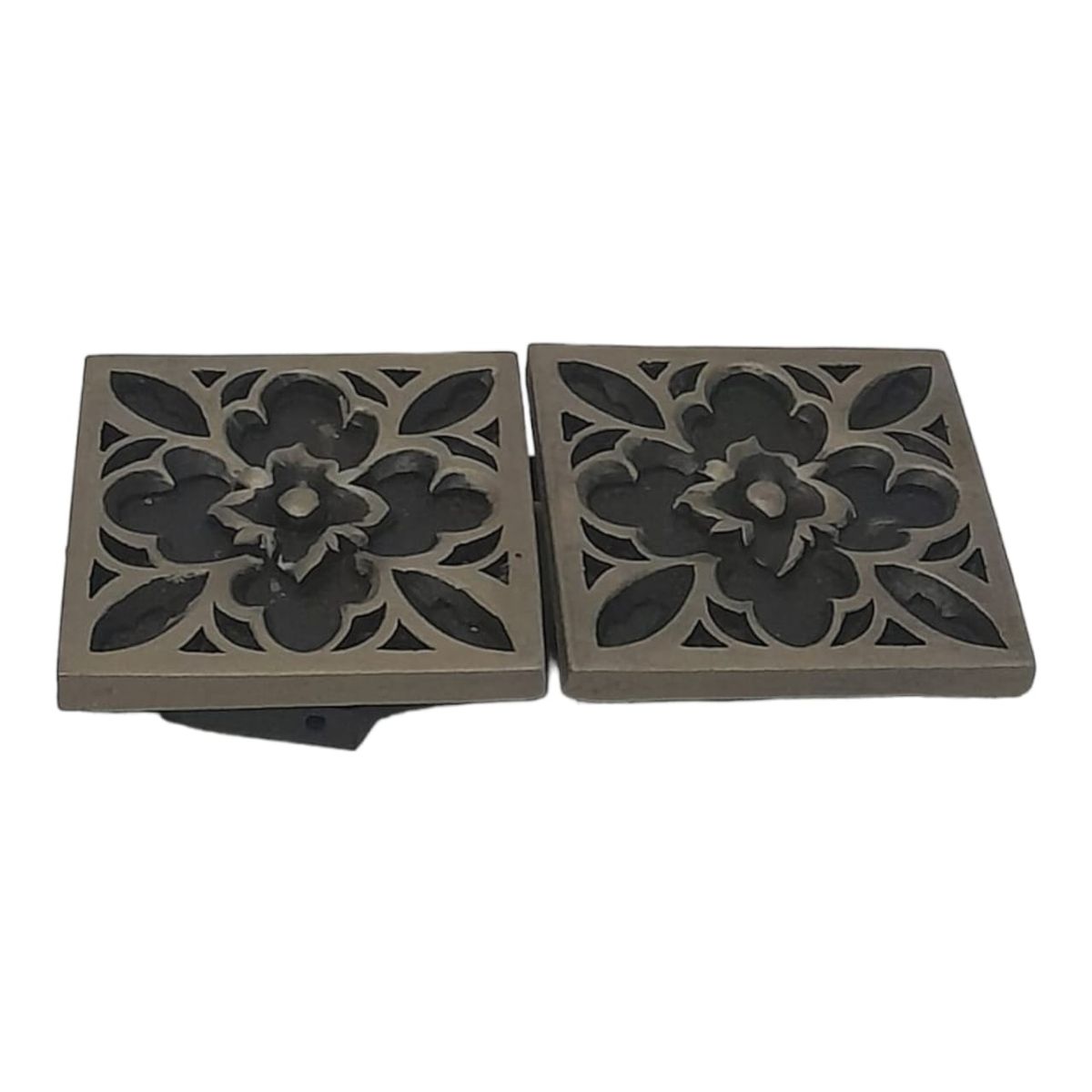 SMTE - High End Design Curtain Tieback - Steal Set of Two Stied 5 - Dark Brown