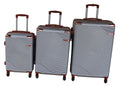 SMTE - Luggage SetDurable, Lightweight, Spinner Wheels, Telescoping Handle3PieceSilver