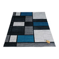 SMTE - 200cm by 150cmModern 3D Geometric Design Area Rug A1 With  Keyring