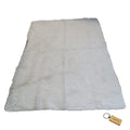 SMTE - Luxurious Fluffy Carpet: Softness and Style for Your Space with  KeyringWhite