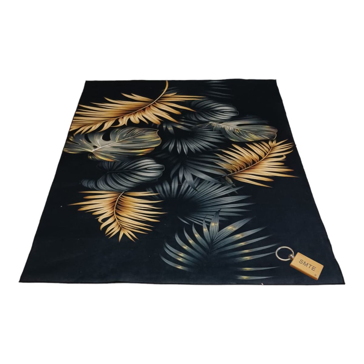 SMTE - 200cm by 150cmModern 3D Geometric Design Area Rug A75 With  Keyring