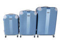 SMTE - IYH- Quality 3 Piece Protected Hard Outer Shell Luggage Set - Sky blue