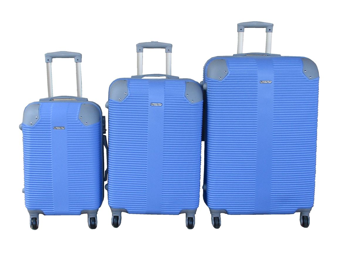 SMTE - 3Piece Travel 28Inch Luggage Suitcase Bag SetStylisBlue