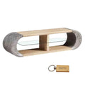 SMTE - Modern Chic TV Stand Beige + Keyring