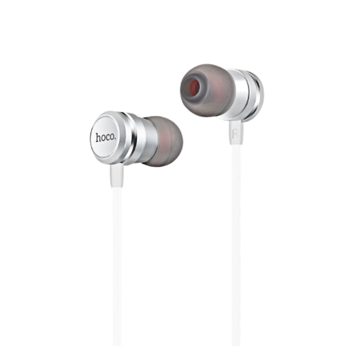 SMTE - Hoco In-Ear Headphones M16 - 1.2m - Silver
