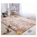 SMTE - New Premium Fluffy Carpet/Rug & Complementary Tieback and KeyringLight Brown