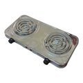 SMTE - Quality Twin Electric Coil Hotplate Stove - 2000w - 230 v