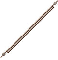 SMTE - Expandable Curtain Double Rod with Twisted Cage Finial - 4m - rosegold