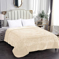 SMTE - Luxury Creamy Beige Mink Blanket 220 x 200cm