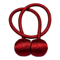 SMTE - Avi-Quality Curtain Tie-Back-Ball - 4 Piece - Red