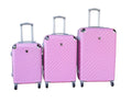 SMTE - 3Piece Travel 28Inch Luggage Suitcase Bag SetStylishLight Pink