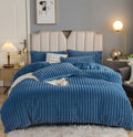 SMTE - Corduroy Comforter - Ultra-Soft - BLUE