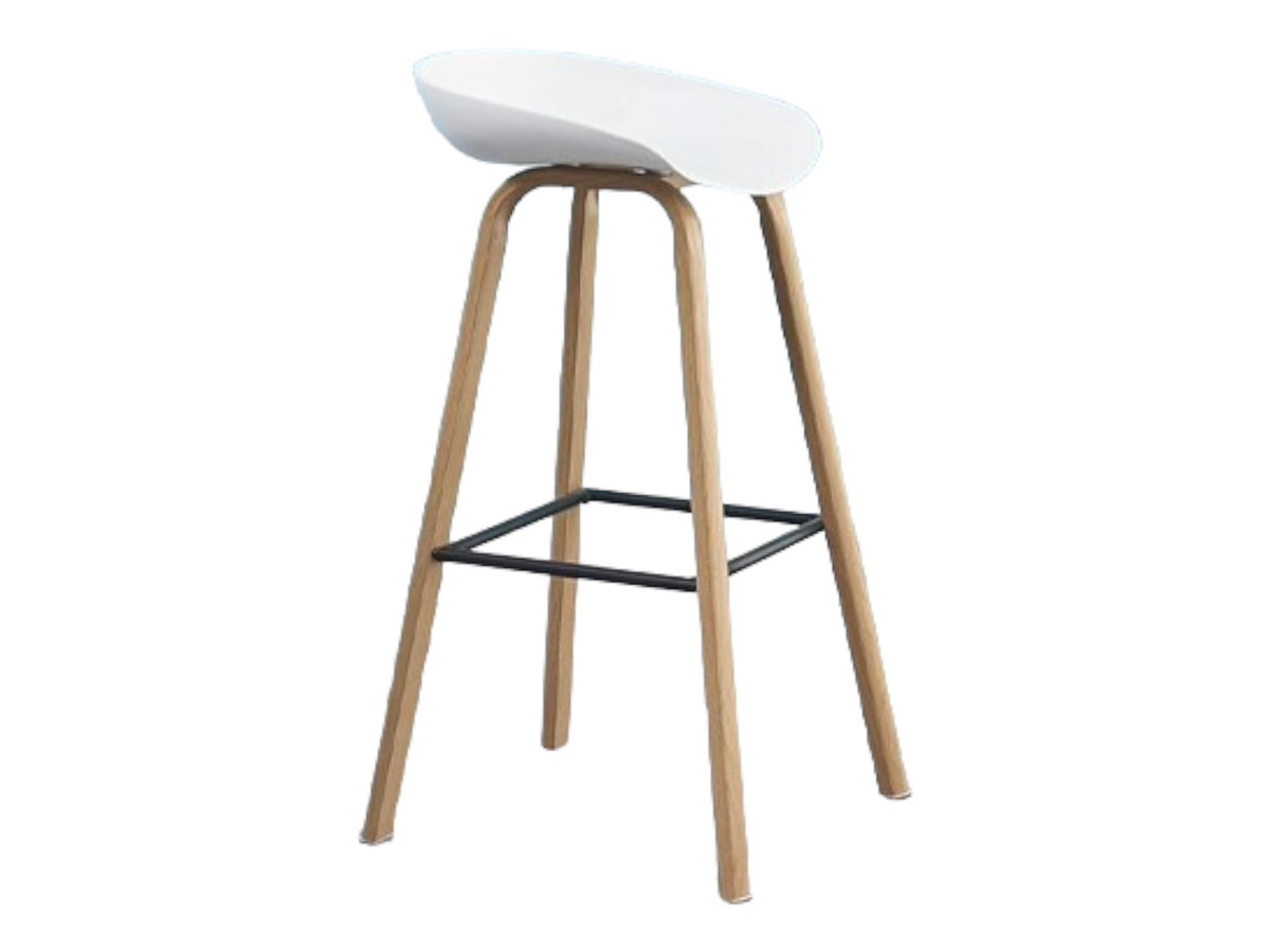 SMTE - 696H Bar StoolWhite