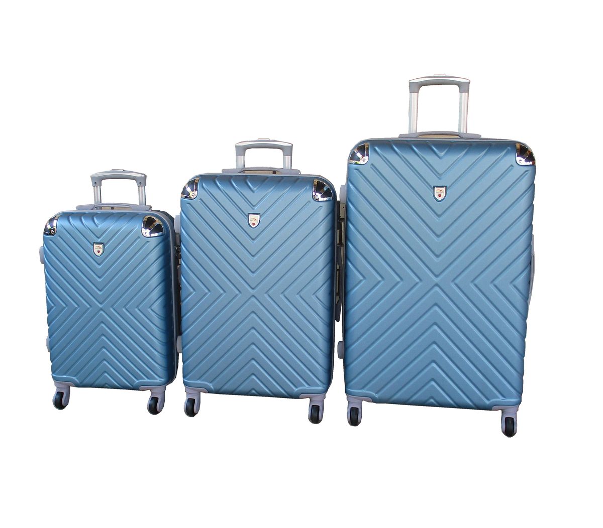 SMTE - 3Piece Travel 28Inch Luggage Suitcase Bag SetStylishBlue