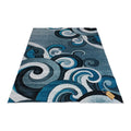 SMTE - 200cm by 150cmModern 3D Geometric Design Area Rug A2 With  Keyring