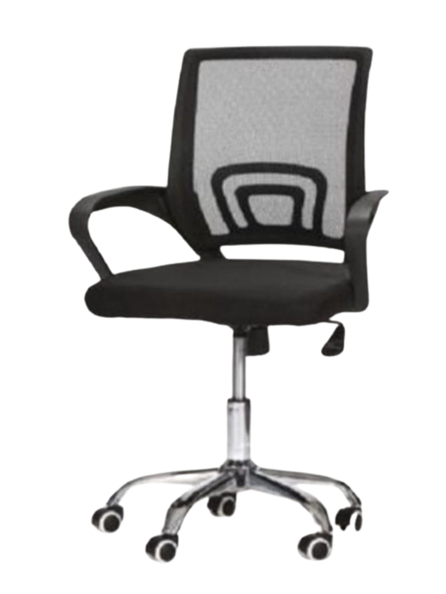 SMTE - 233 Ergonomic Mesh Office ChairBlack with Lumbar Support