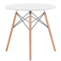 SMTE - Round Table With Wooden Legs