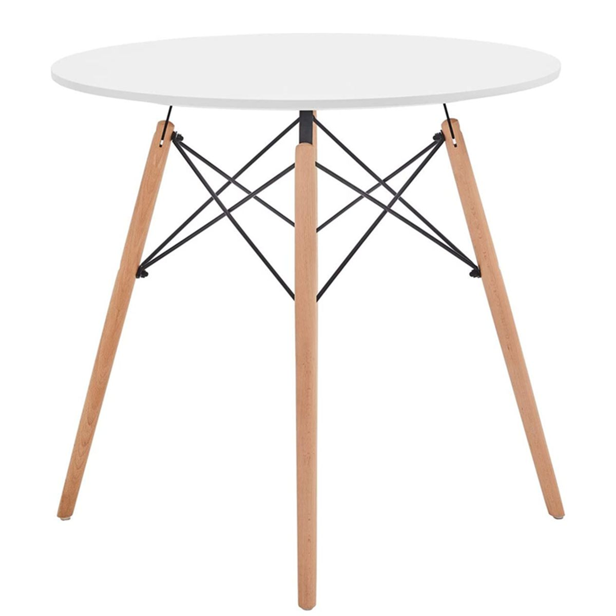 SMTE - Round Table With Wooden Legs