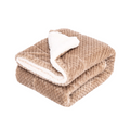 SMTE - Ultra Soft Sherpa Blanket - 180 x 200cm - Honeycomb