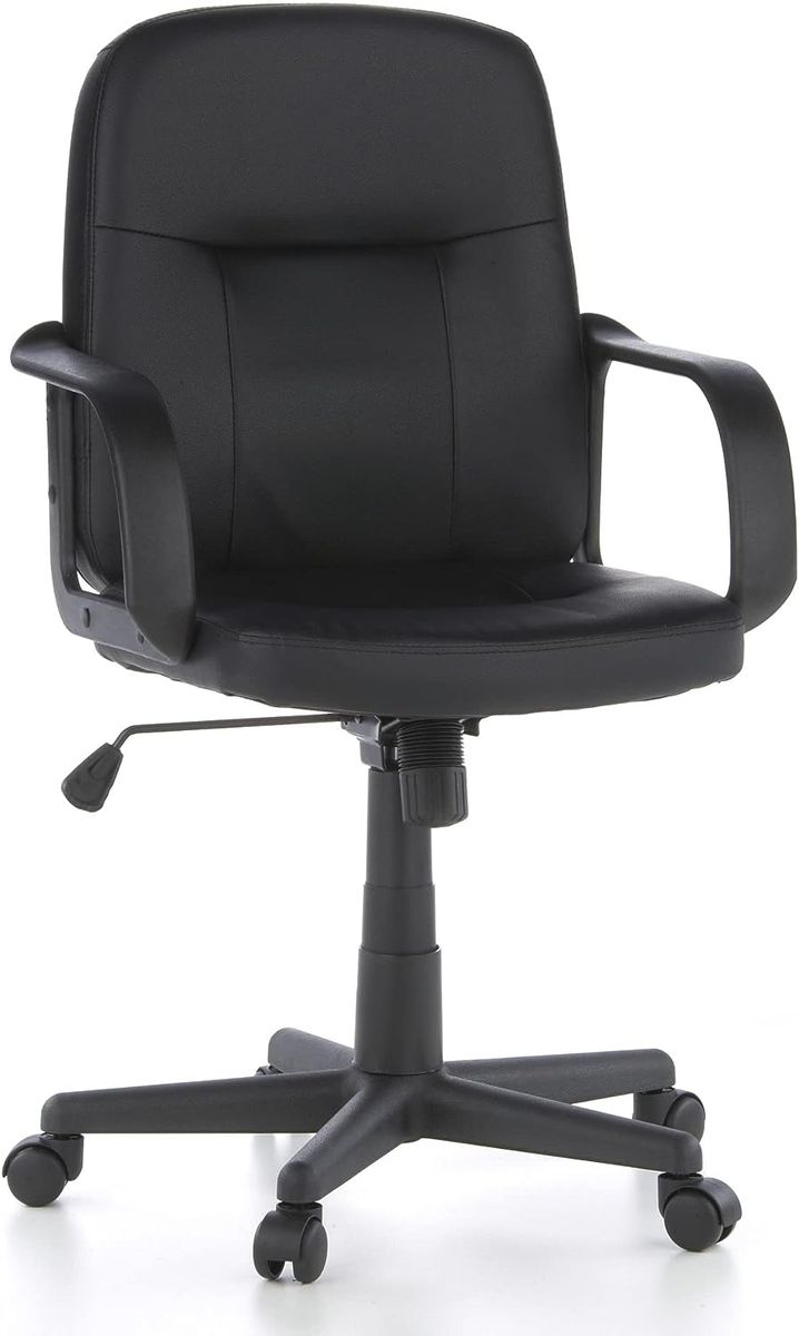 SMTE - Office Chair - PU Leather - Black Colour