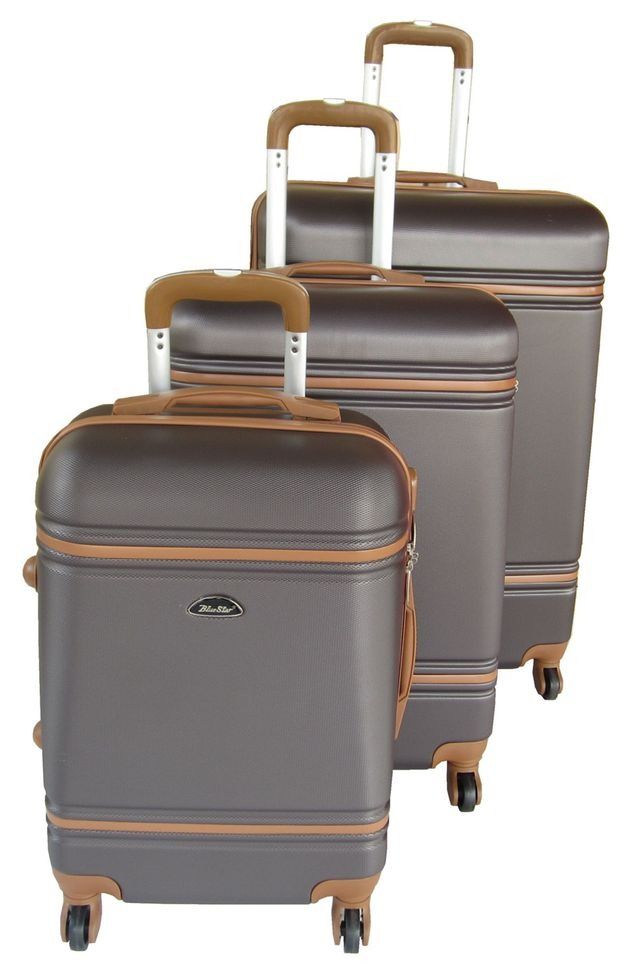 SMTE - Durable ABS HardShell Suitcases BuiltIn Locks, 360 Wheels.