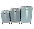 SMTE - IYH- Quality 3 Piece Protected Hard Outer Shell Luggage Set - Green
