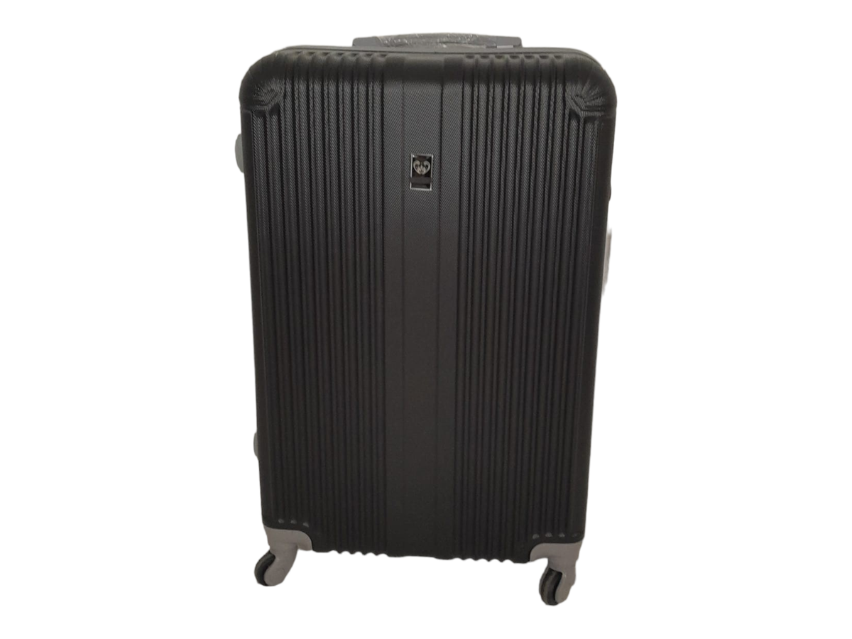 SMTE - Quad Wheel Quality Travel Ware 1 Piece - ALIN_black - 75 cm