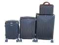 SMTE - ABS HardShell, Spinner Wheels Trolley Luggage Set4PieceBlack