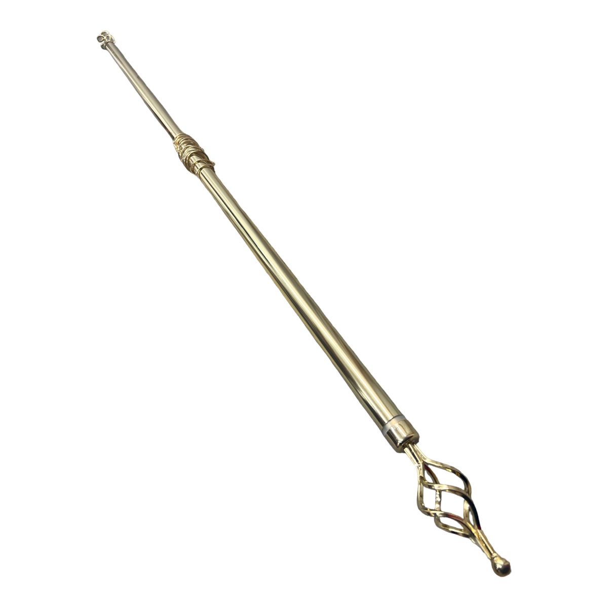 SMTE - Gold Iron Powder Coated Curtain Rod