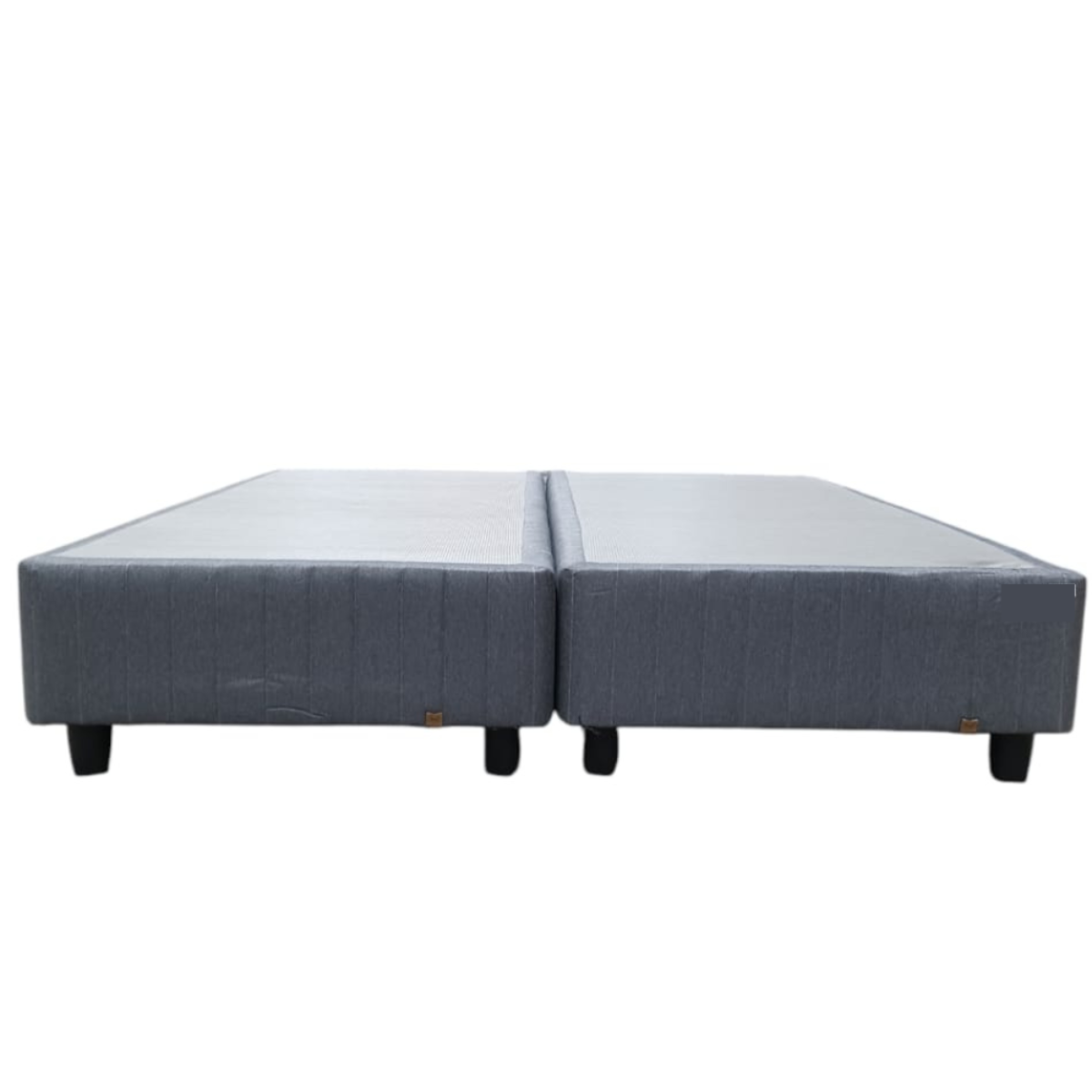 SMTE - King Size Bed Base200cm x 185cm x 30cm (Grey Fabric Finish)