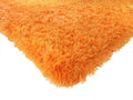 SMTE - Orange Light Fluffy Shaggy Rug/Carpet - 150 x 200