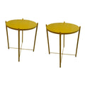 SMTE - Round Occasional Coffee TableSet of 2Yellow