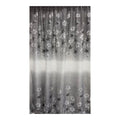 SMTE - Grey &White Flowers Theme 3M Curtain 2m Drop - C1