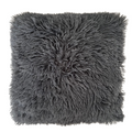 SMTE - Faux Fur Throw Pillow40x40inner incl.Grey