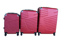 SMTE - 3 Piece Luggage Set - 27 inch - Red
