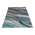 SMTE - 200cm by 150cmModern 3D Geometric Design Area Rug A3 With  Keyring