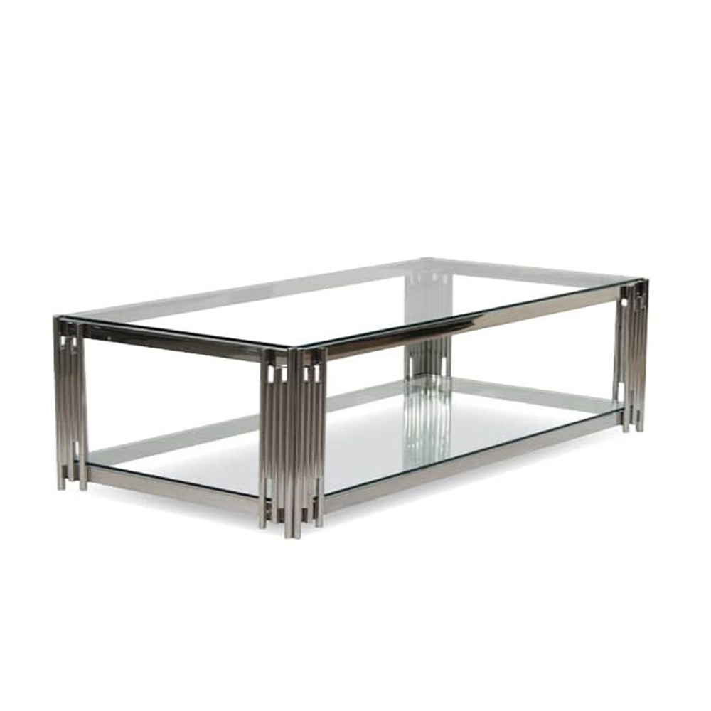 SMTE - Rectangular Royal Silver Coffee Table