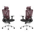 SMTE - 2Piece Adjustable Height Mesh Swivel Revolving Mesh Computer ChairsA2308