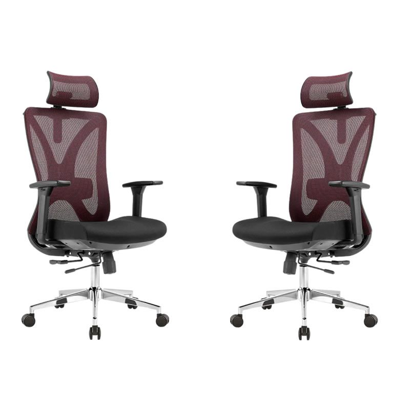 SMTE - 2Piece Adjustable Height Mesh Swivel Revolving Mesh Computer ChairsA2308
