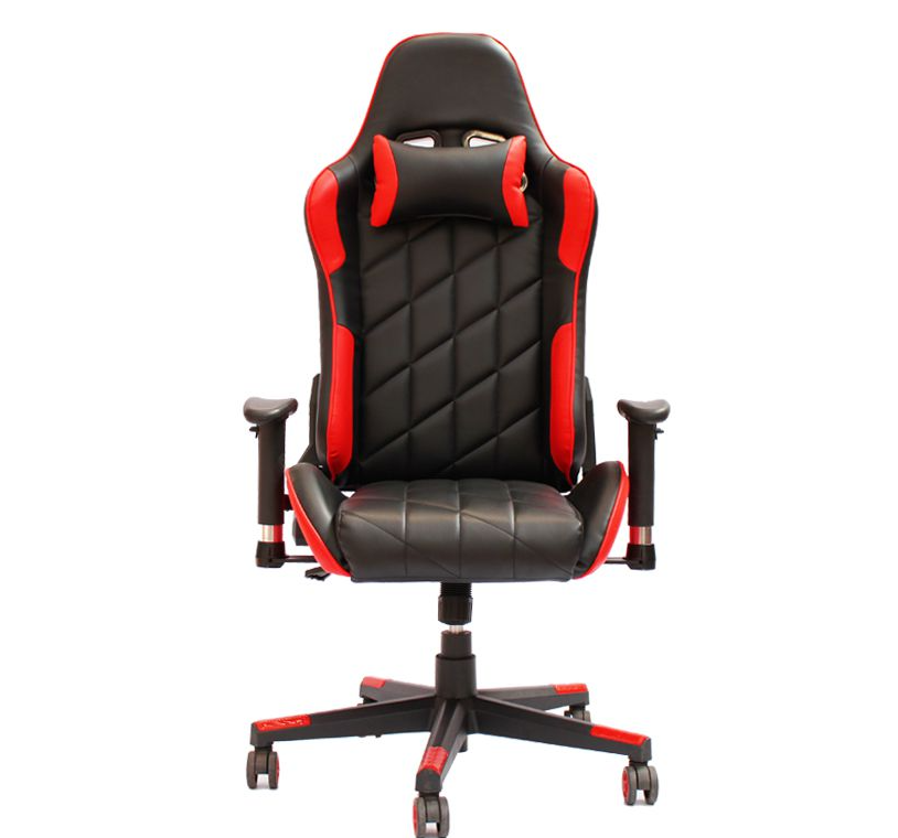 SMTE - Ergonomic Swivel Gaming Chair with Headrest and Lumbar Support